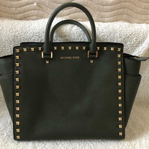 Michael Kors Studded Selma Satchel